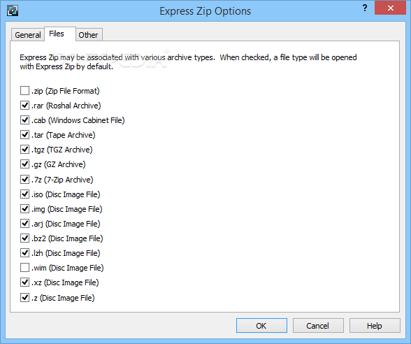 express zip file compression download