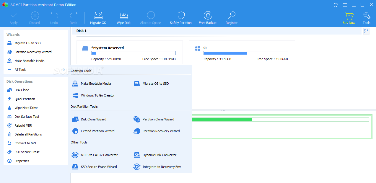 AOMEI Partition Assistant Professional Edition screenshot #5