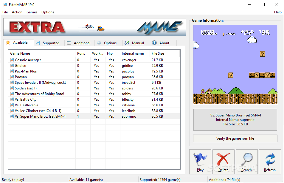 mame arcade emulator for windows 7