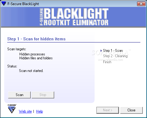 f-secure blacklight rootkit eliminator