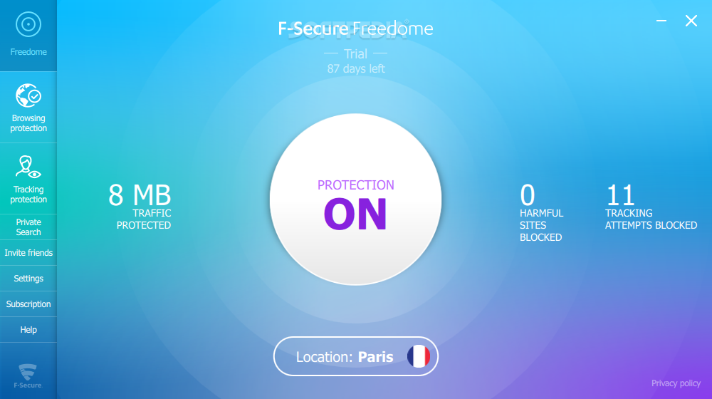 download the new for windows F-Secure Freedome VPN 2.69.35