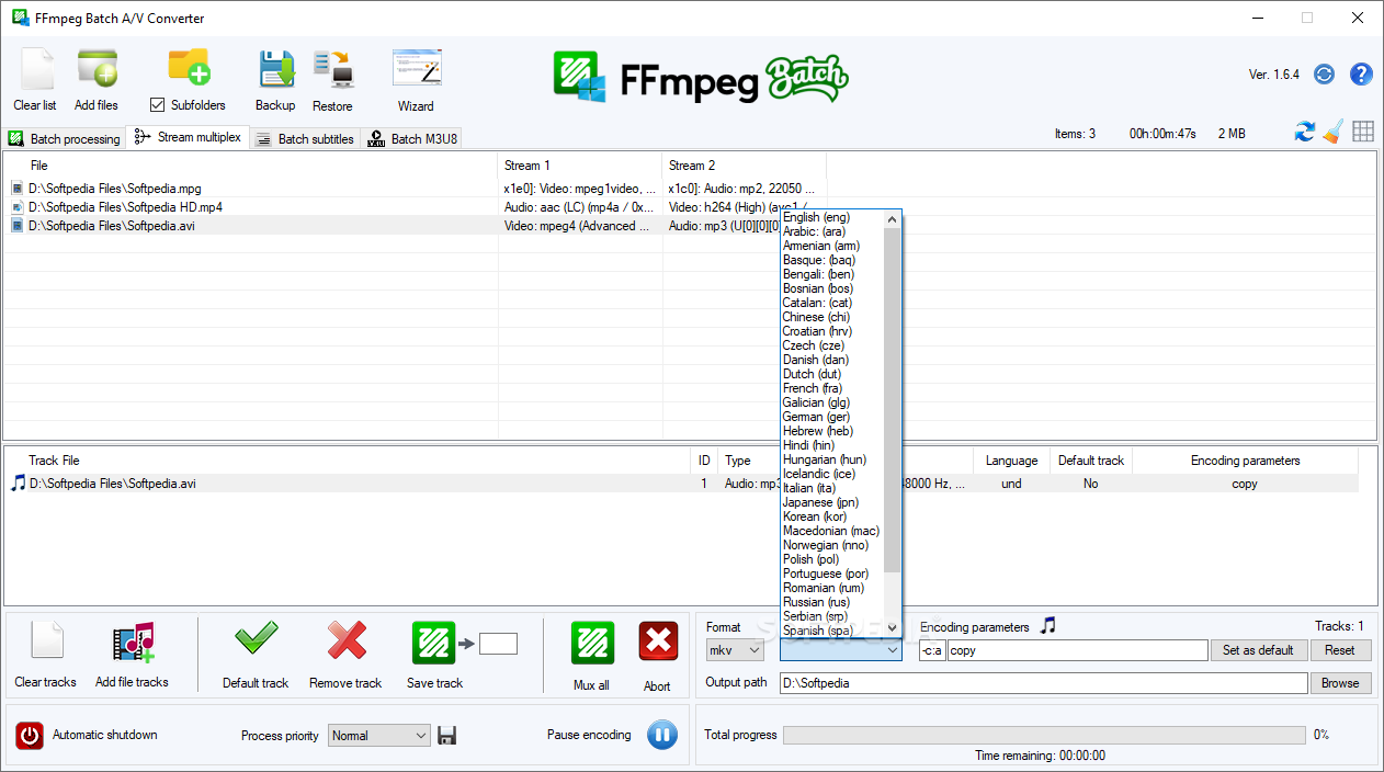 FFmpeg Batch Converter 3.0.0 instal the new for mac