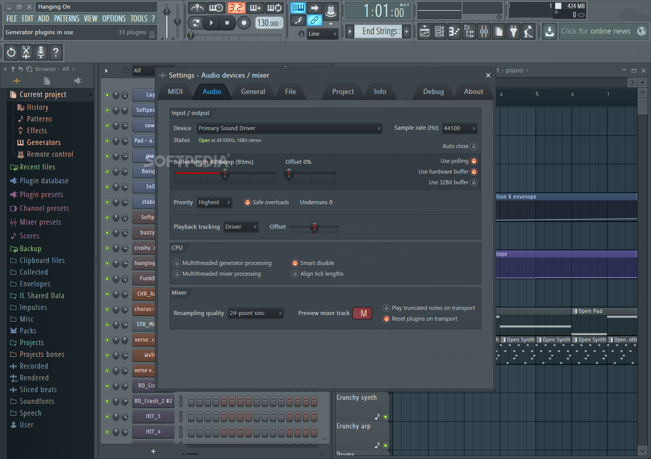 how to save cpu in fl studio