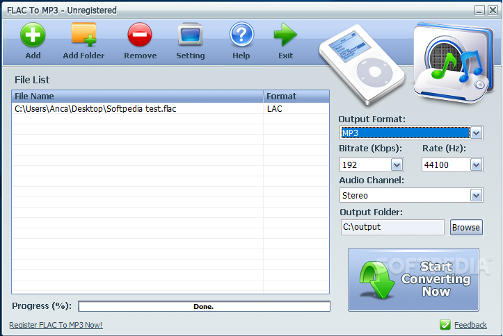 software to convert flac to mp3