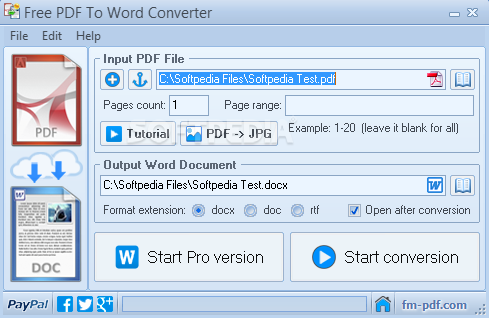 Pdf to word converter editable free