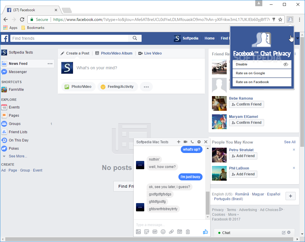 Chat chrome facebook How To