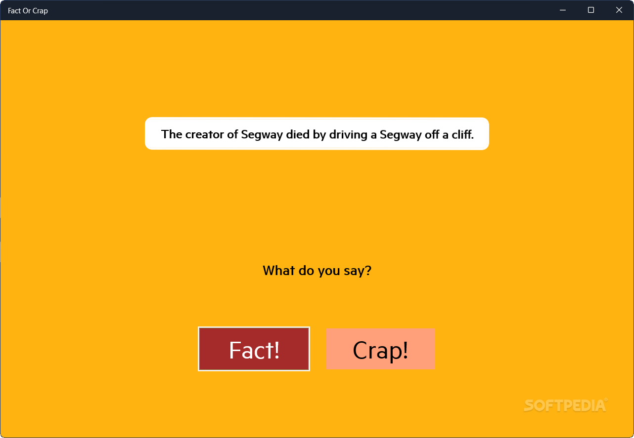 Download Fact Or Crap (Windows) – Download & Review Free