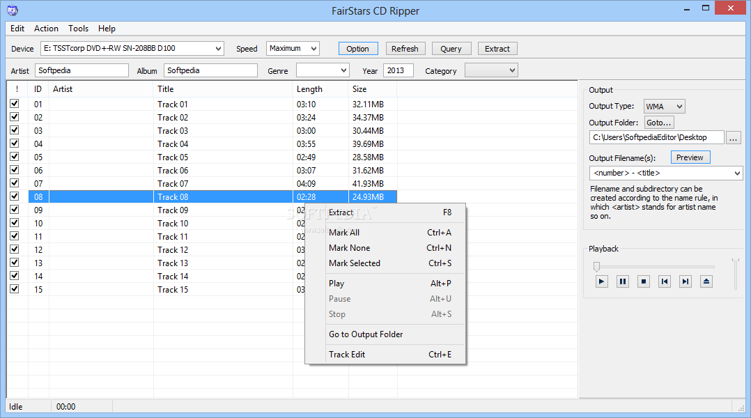 Download Fairstars Cd Ripper 2 01