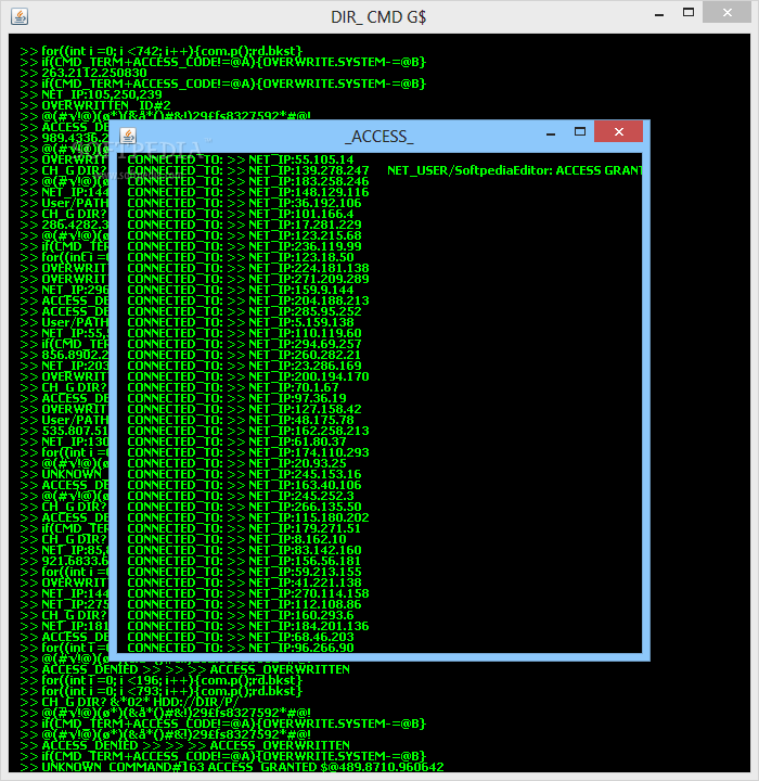 fake hack screenshot windows random screenshots run softpedia