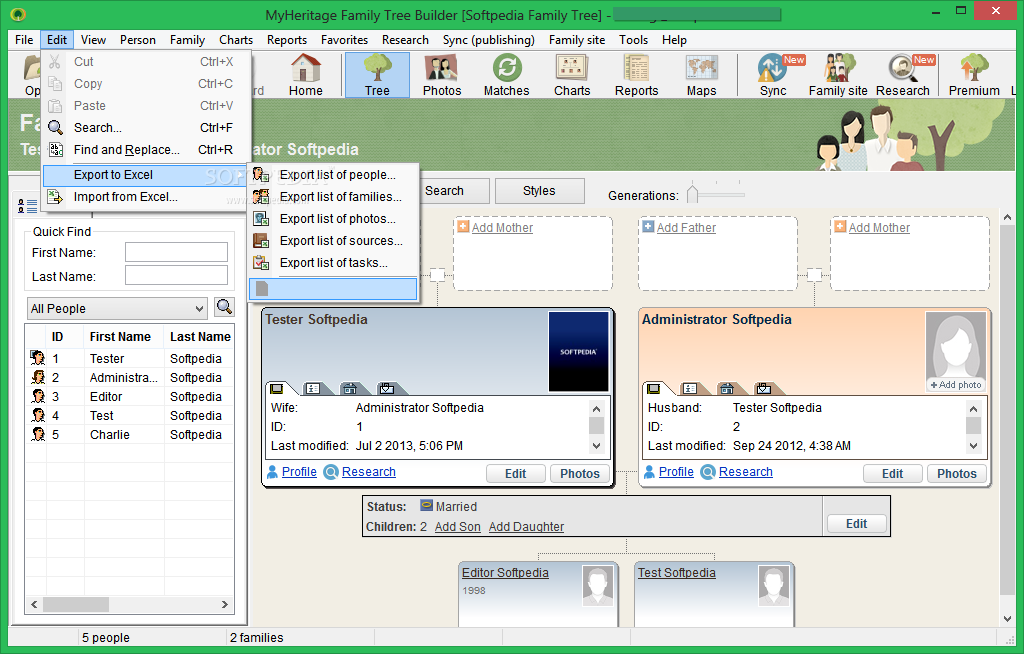 Family Tree Builder 8.0.0.8642 download the new for mac