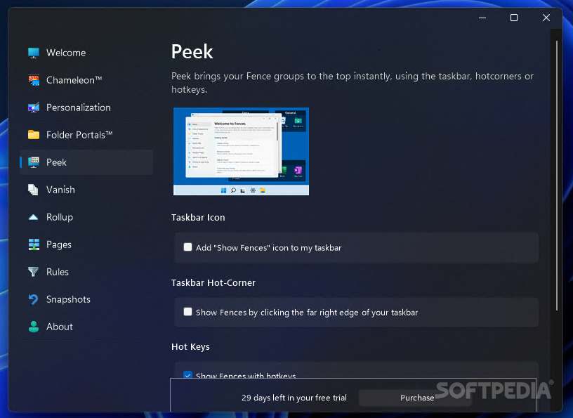 stardock fences set default folder for new desktop items