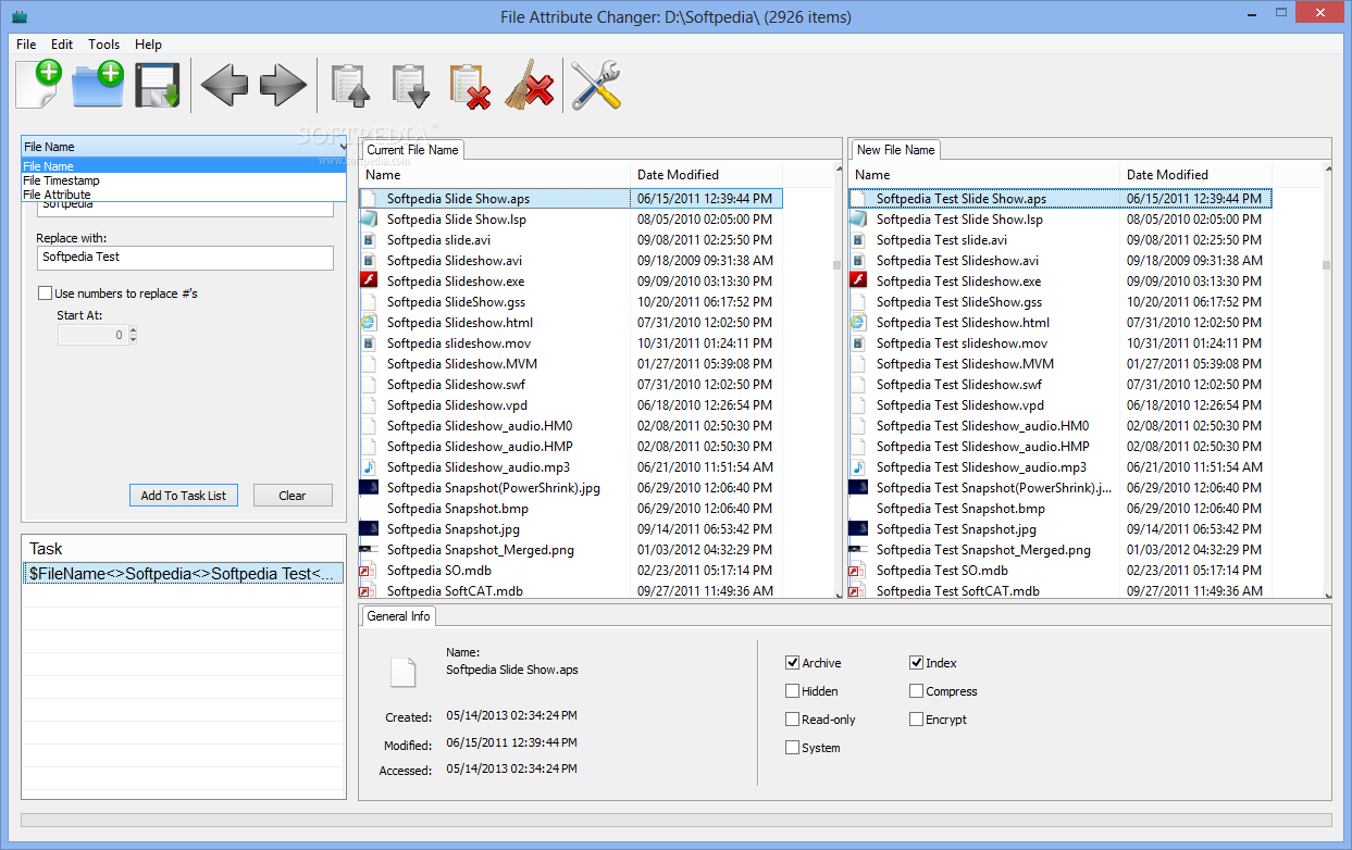 Attribute Changer 11.30 for windows download free