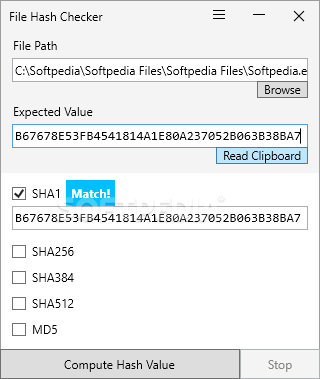 File Hash Checker screenshot #0