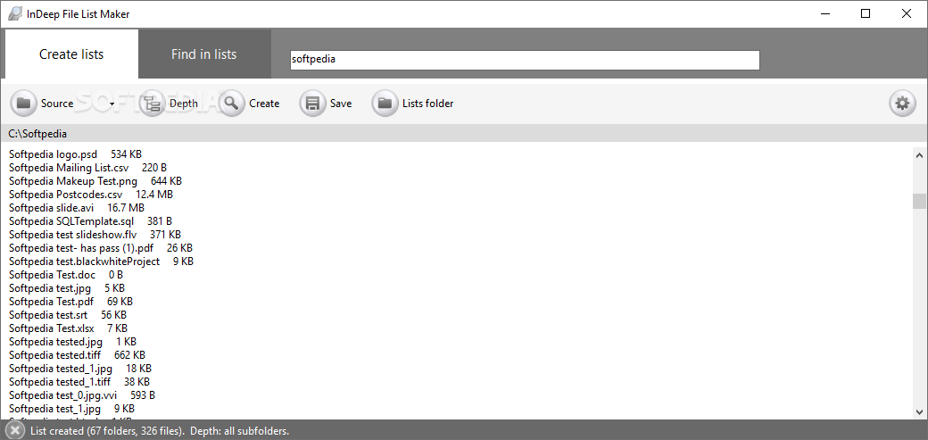 File List Maker screenshot #0