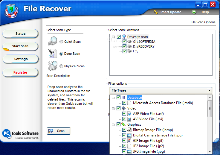 Pc tools file recovery