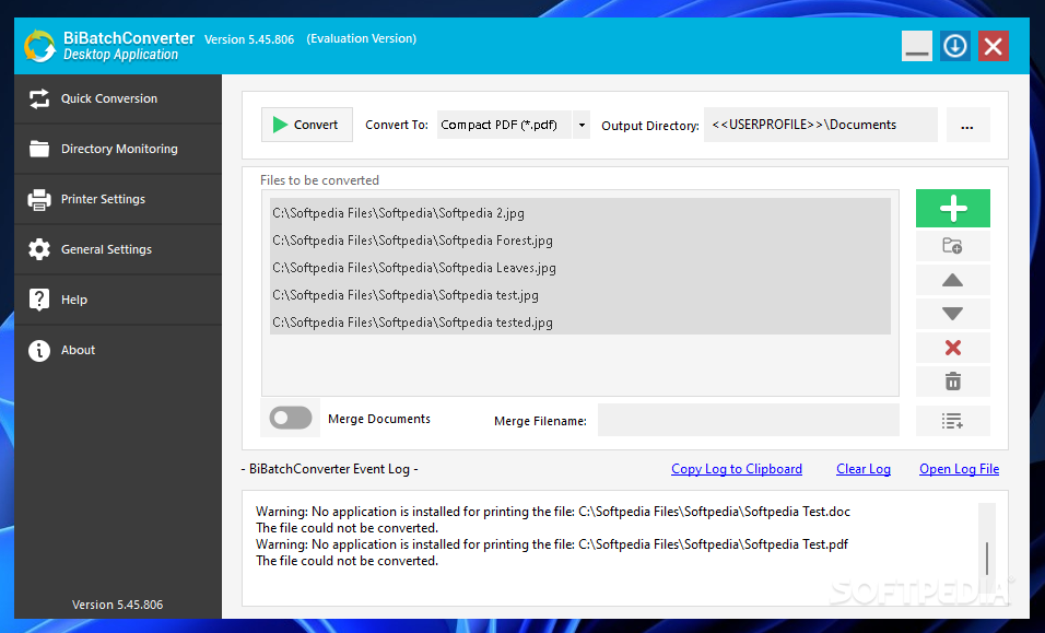 BiBatchConverter (formerly FileMorph) screenshot #0