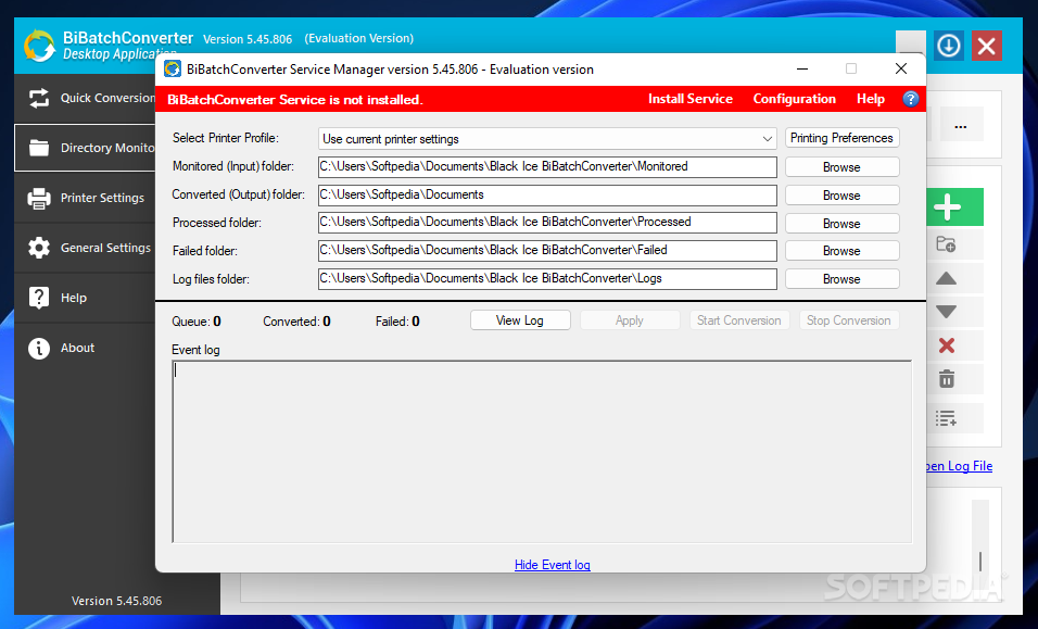 BiBatchConverter (formerly FileMorph) screenshot #2