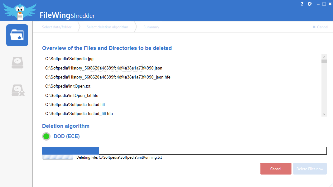 FileWing Shredder screenshot #2
