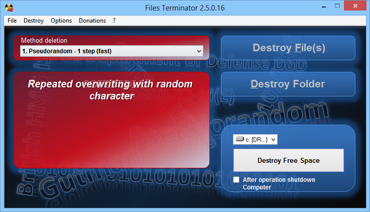 Files Terminator Free screenshot #0