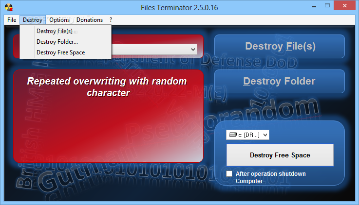 Files Terminator Free screenshot #2
