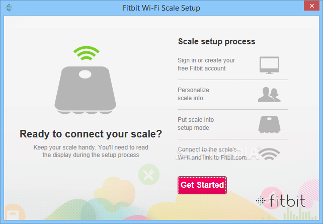 connect fitbit scale