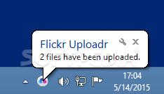trouble with flickr uploadr