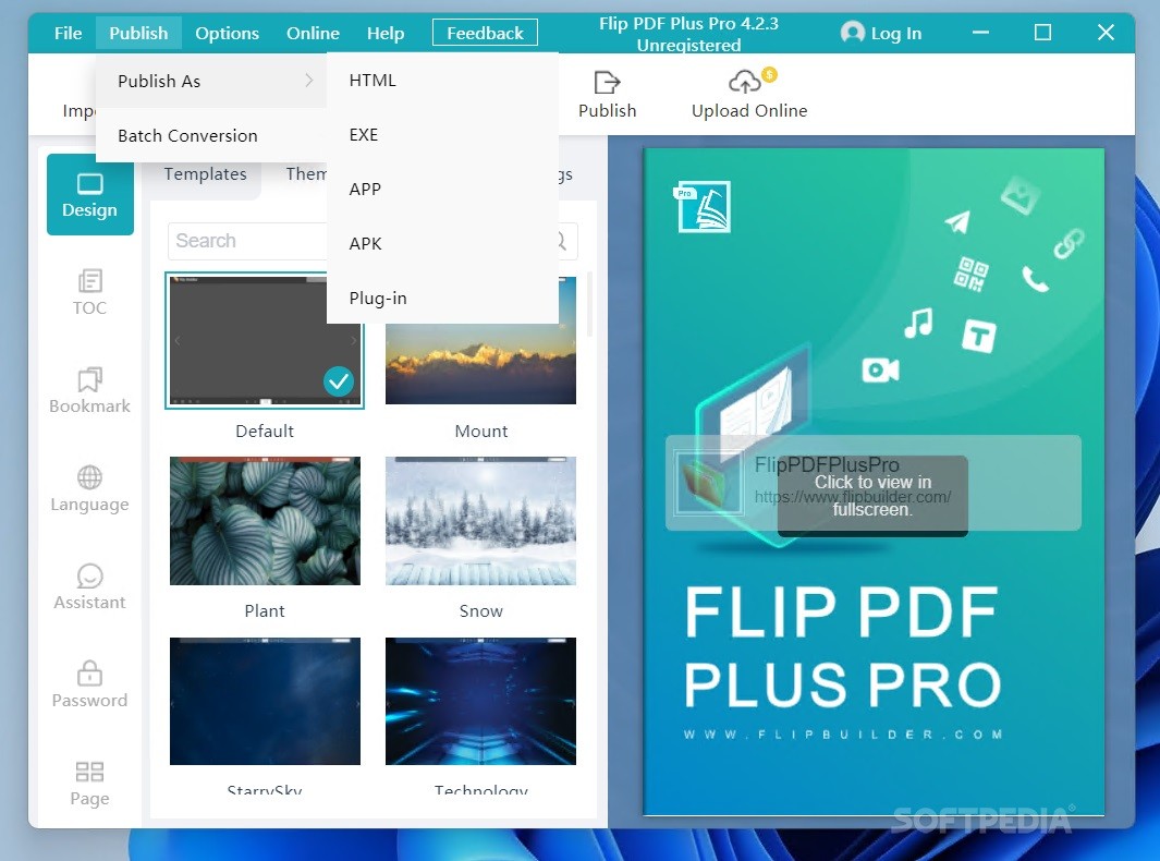 Download Flip PDF Professional 2.4.10.2