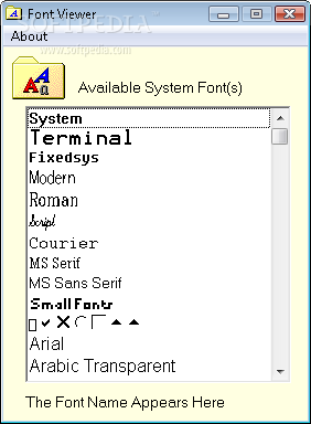 freeware font viewer