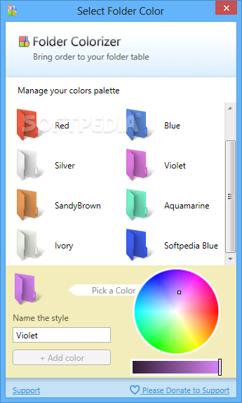 uninstall folder colorizer