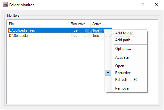 Folder Monitor screenshot #0