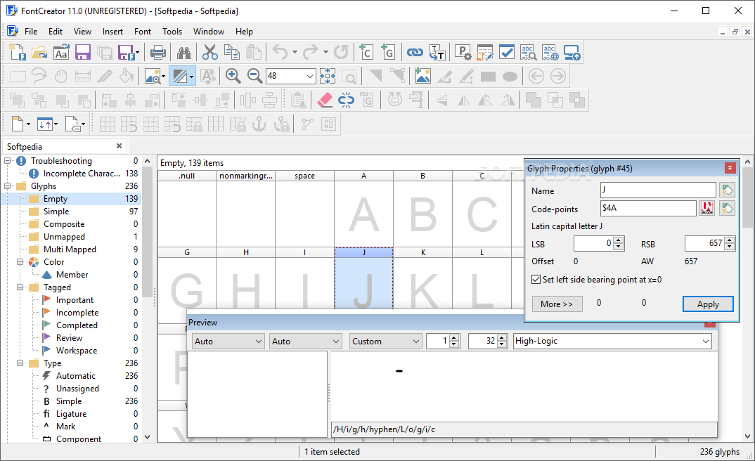 FontCreator Professional 15.0.0.2945 for windows download free