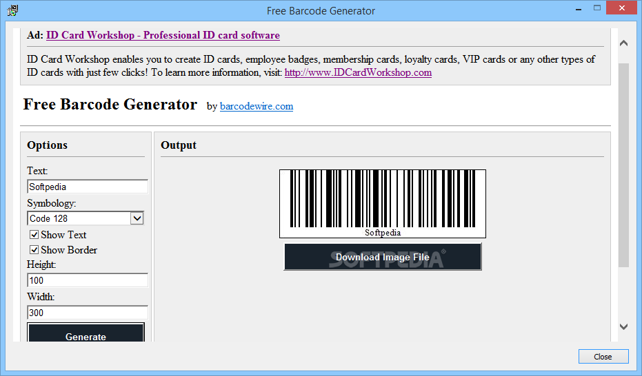 Easiersoft bulk barcode generator software permanent free.