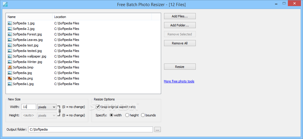 open source batch image resizer