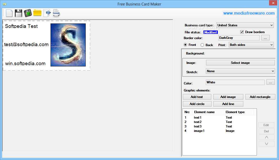 free business card software download for windows 7