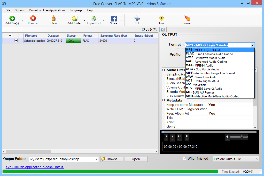 free flac to mp3 converter