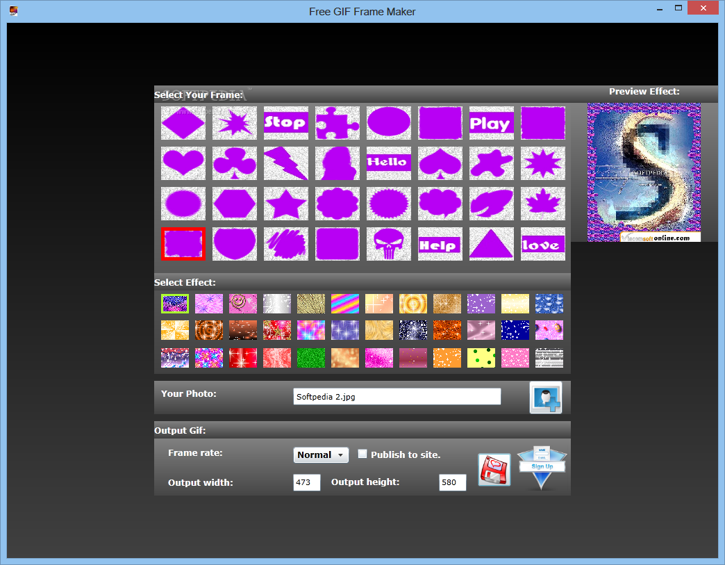 Free GIF Frame Maker  (Windows) - Download & Review