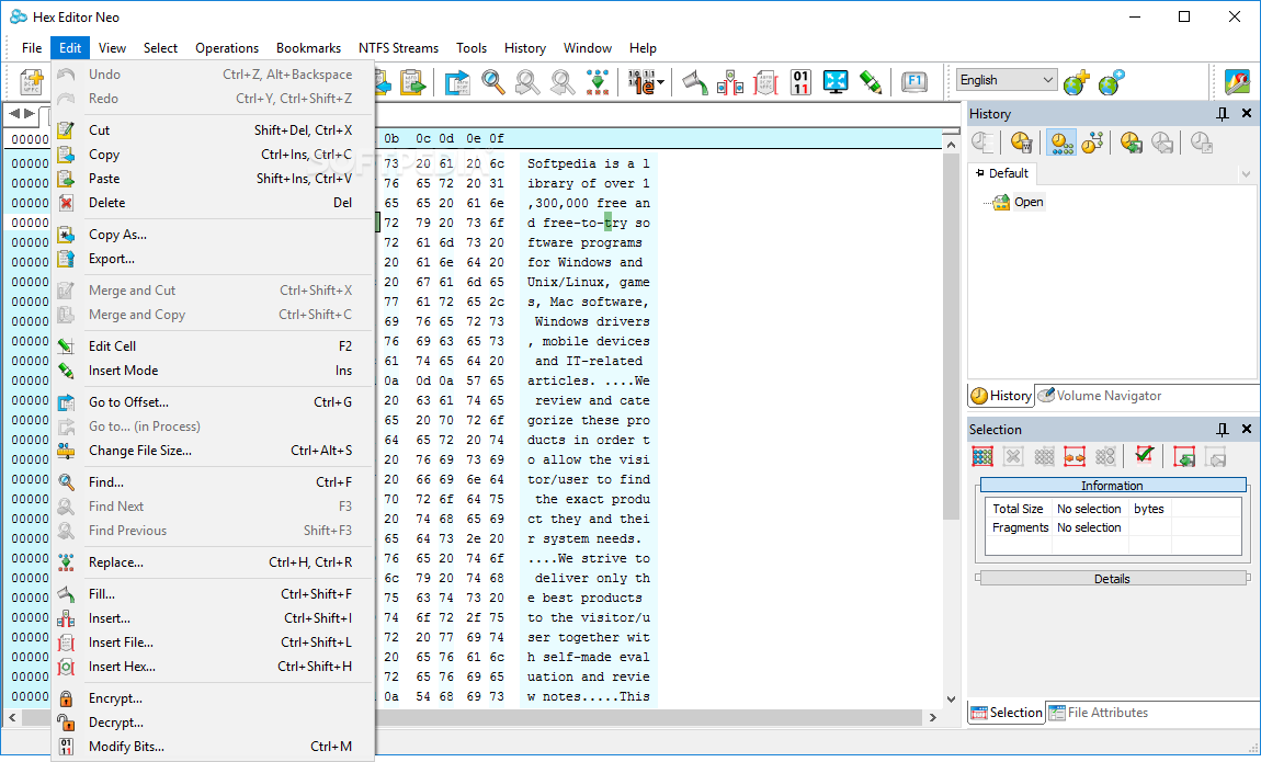 download the new Hex Editor Neo 7.37.00.8578