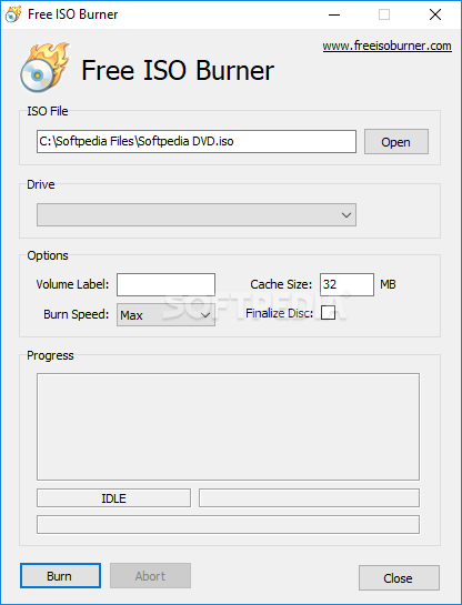 free iso burner error 1536