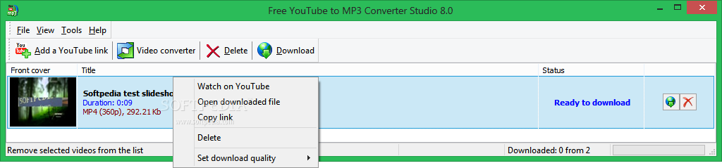 mp3 studio youtube downloader mod apk