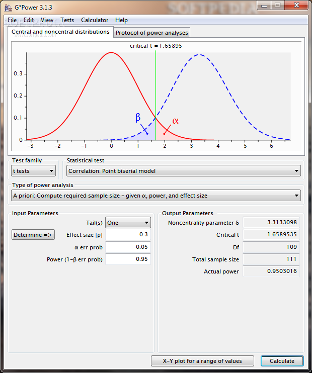 g power statistics calculator