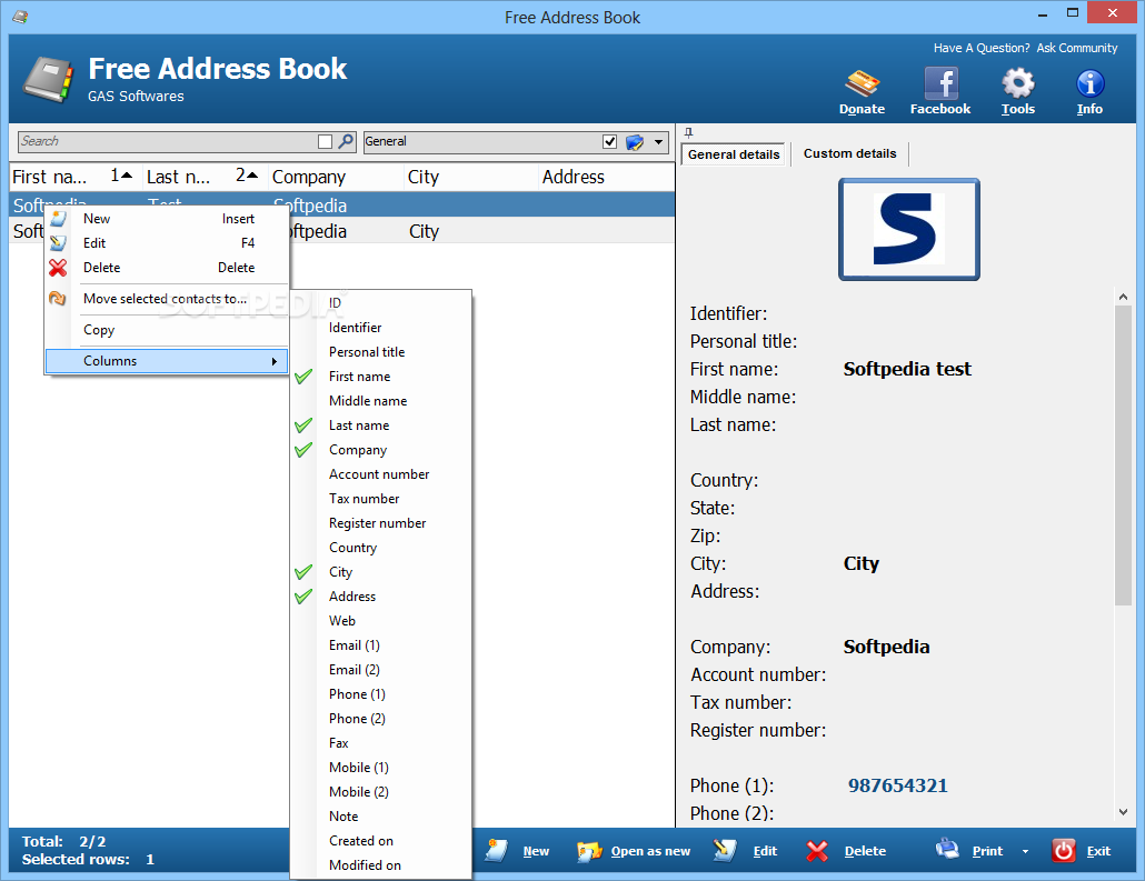 address book windows download