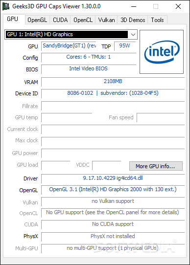 GPU Caps Viewer screenshot #0