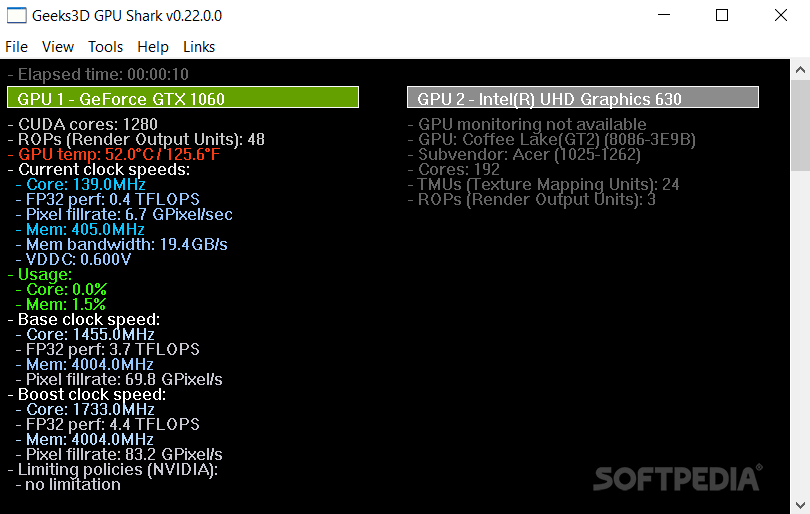 download the new for windows GPU Shark 0.31.0