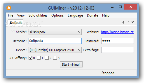 how to solo mine bitcoins guiminer