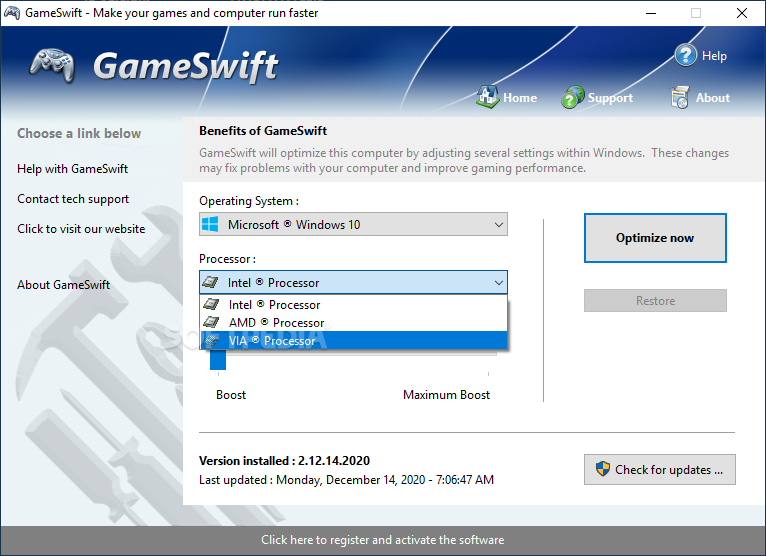 GameSwift screenshot #1