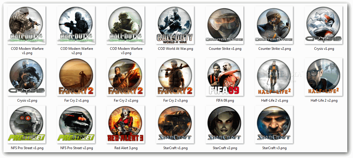 Download Games Icons Pack