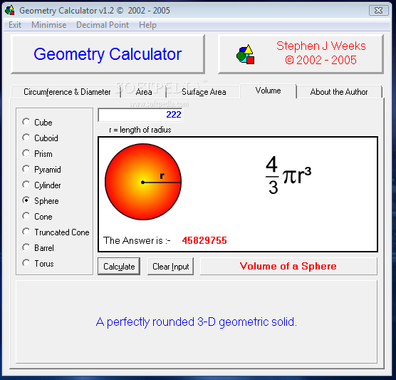 geometry calculator.