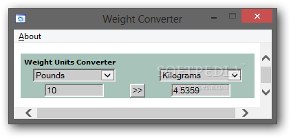 dwt weight converter