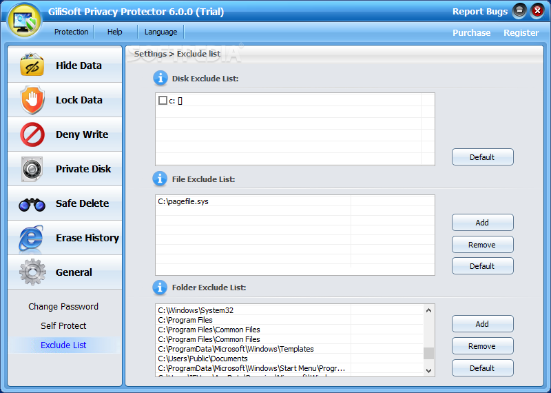 gilisoft privacy protector manual