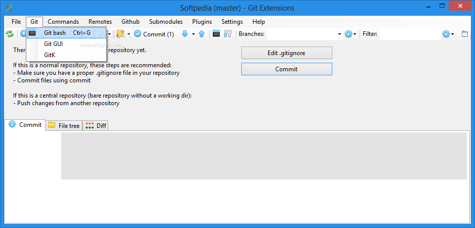 Git Extensions screenshot #1